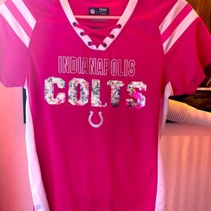 Colts shirt with silver sequins